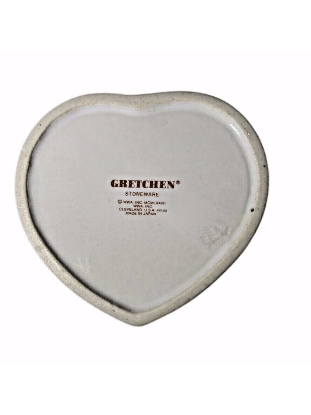 Vtg Gretchen Heart Stoneware Trinket Box Kitten Its A Soft Warm Wonderful World - Picture 5 of 9